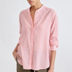 Hartford : Chemise Cristal rayé rose