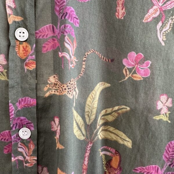 Hartford : Chemise Corazon Imprimé Tropical Kaki – Image 2