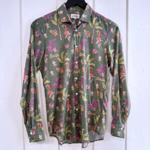 Hartford : Chemise Corazon Imprimé Tropical Kaki