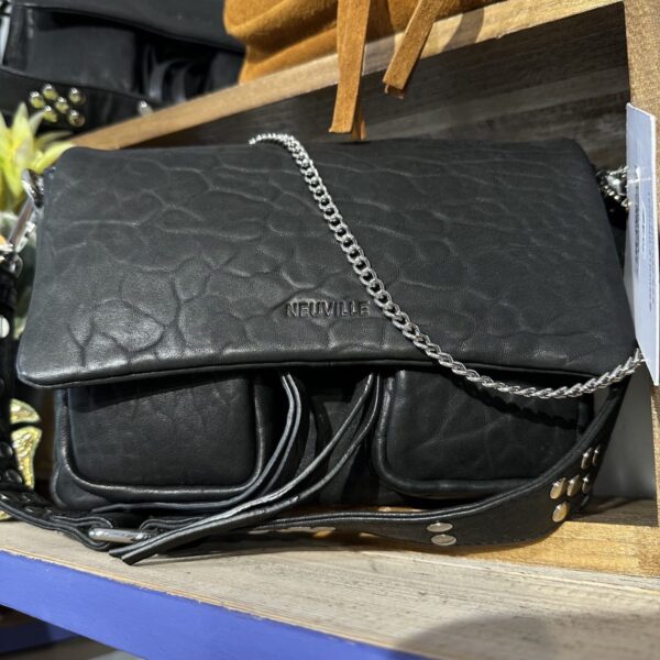 NEUVILLE : Sac Maxke Bubble Noir – Image 3