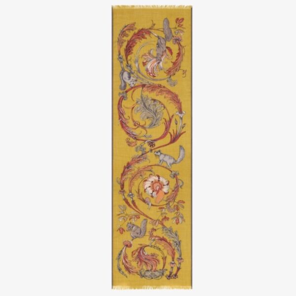 Inouï Éditions : Écharpe 55 Rococo Safran