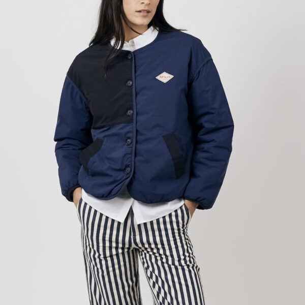 ARSÈNE ET LES PIPELETTES : Blouson Gina bicolore revers – Image 2