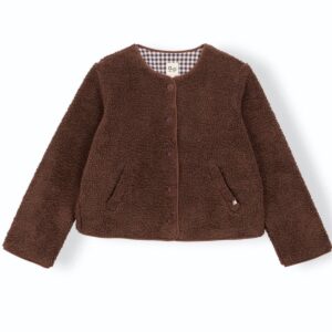 ARSÈNE ET LES PIPELETTES : Veste Gerdie Sherpa vichy bio.