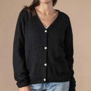 ANONYM APPAREL : Cardigan Alpaga Teresa Noir