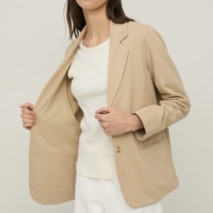 YERSE : Blazer coton bio